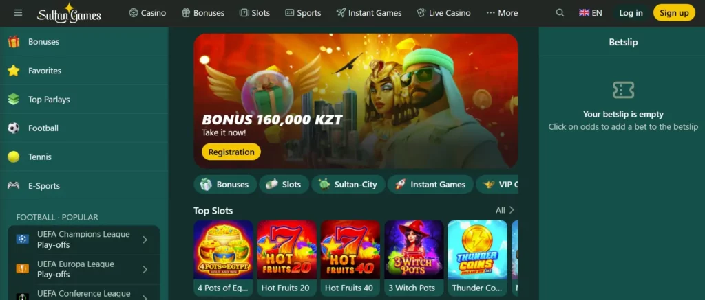 Introduction to Sultan-Casino.com in Kazakhstan