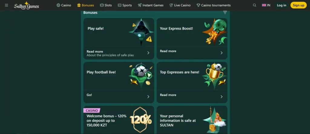 Bonus Offers at Sultan-Casino.com: Welcome Deals and Reloads